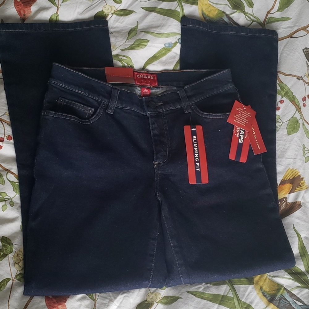 CHAPS NWT Jeans, Bootcut Slimming Fit, Size 4